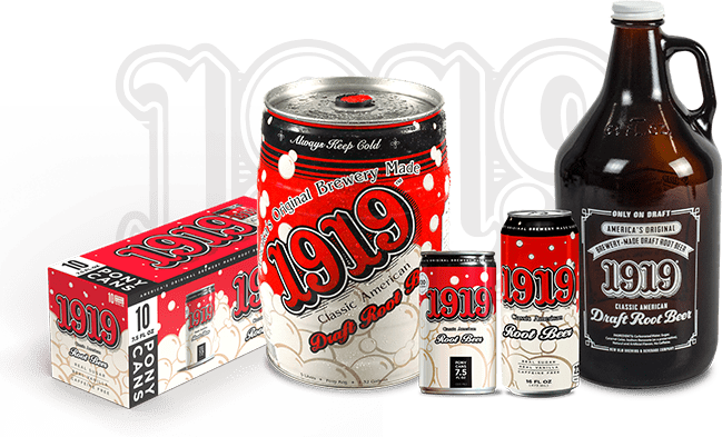 1919 Root Beer Product Lineup